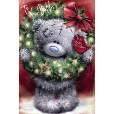 To Both Softly Drawn Me to You Bear Christmas Card Image Preview